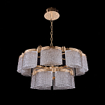 Люстра двухъярусная с текстурными овальными абажурами Splendor Palace Style варинант исполнения - 3 | Loft Concept в Самаре