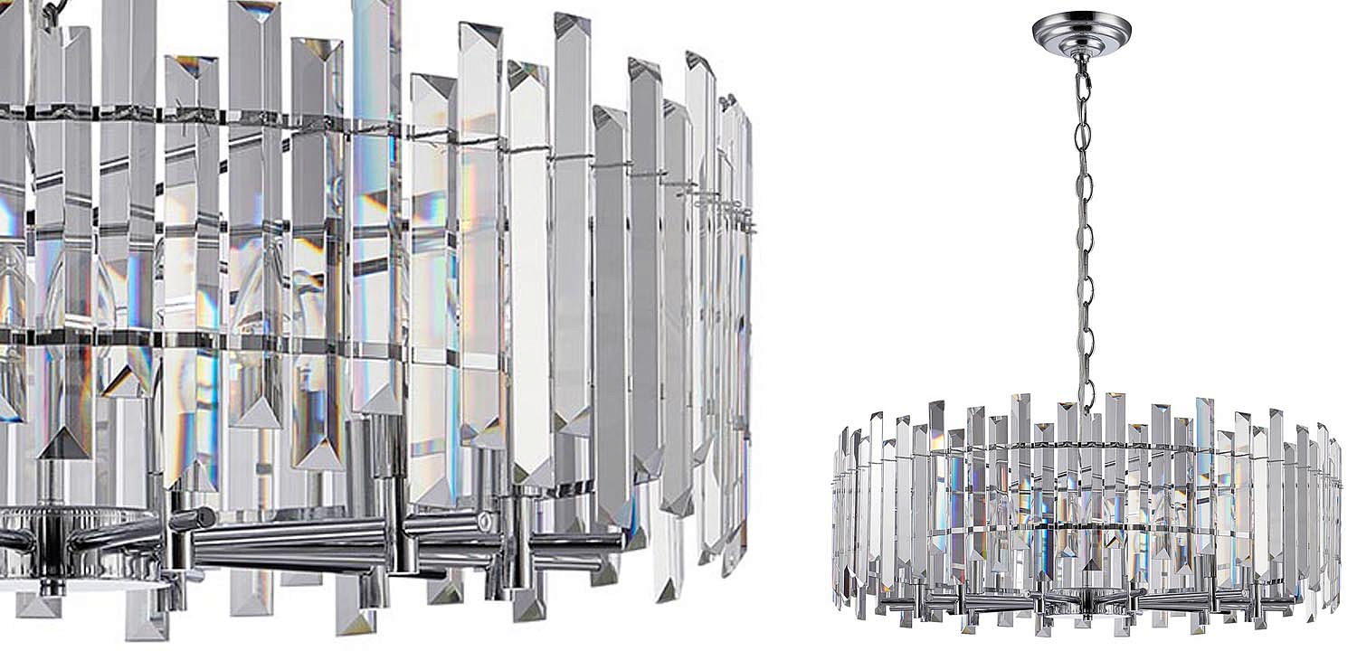 Люстра Langley Chandelier chrome 80 Люстра Langley Chandelier chrome 80 - Loft-Concept в Самаре
