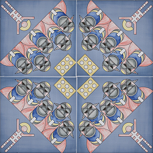 Плитка дизайнерская с узором Мангалоры