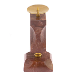 Подсвечник фигурный из натурального камня лемезит Stone Candlestick варинант исполнения - 2 | Loft Concept в Самаре