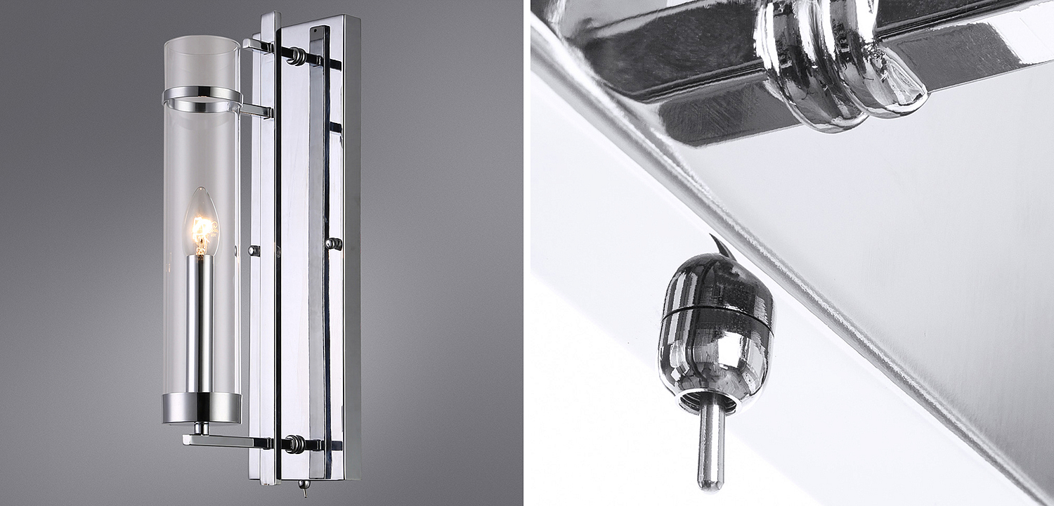 Бра Trondheim Chrome Wall Lamp Бра Trondheim Chrome Wall Lamp - Loft-Concept в Самаре