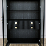 Дизайнерский шкаф витрина Elsa Dreams Black с 4-мя ящиками варинант исполнения - 6 | Loft Concept в Самаре