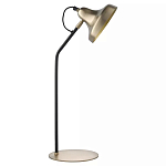 Настольная лампа с плафоном в форме купола в сочетании черного и золотистого цвета Minimalist Execution варинант исполнения - 2 | Loft Concept в Самаре