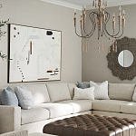 Люстра с состаренными резными элементами Big Graceful Profile варинант исполнения - 5 | Loft Concept в Самаре