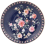 Чайный сервиз из фарфора синий на 6 персон 14 предметов Flower Porcelain Collection варинант исполнения - 3 | Loft Concept в Самаре