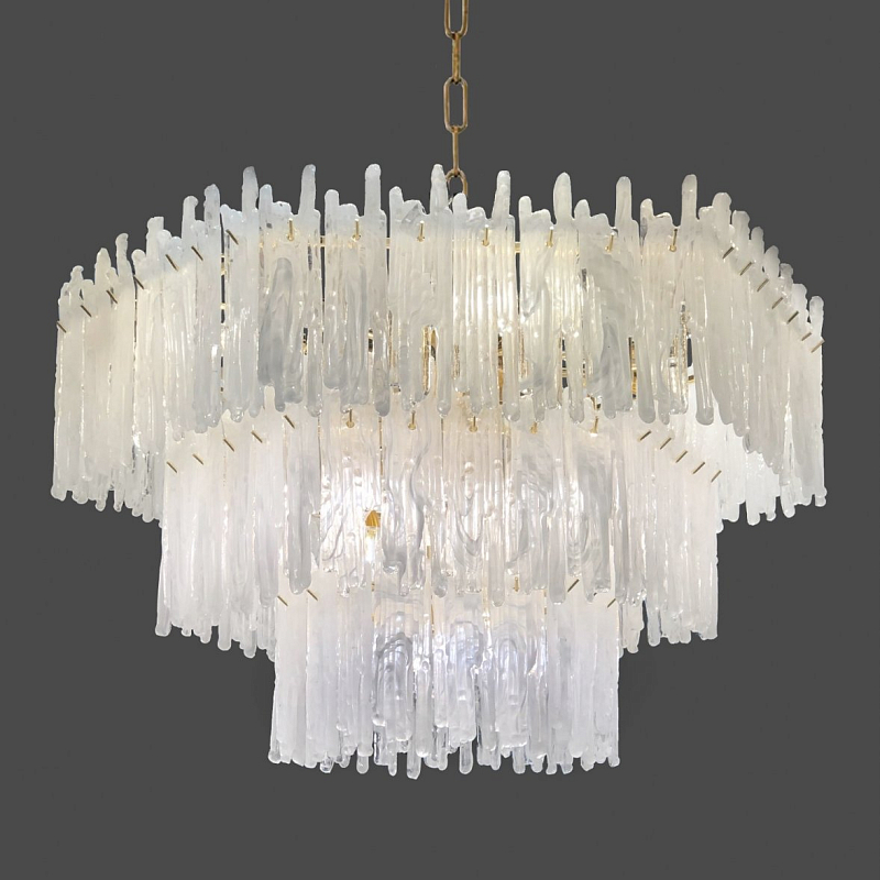 Люстра Snow Queen Chandelier Золотой Белый в Самаре | Loft Concept 