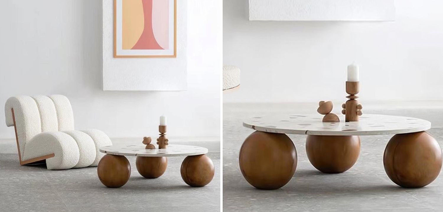 Кофейный стол Oliver Wooden Forms Coffee Table Кофейный стол Oliver Wooden Forms Coffee Table - Loft-Concept в Самаре