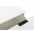 Комод белый с 3-мя ящиками Strict Lines  варинант исполнения - 5 | Loft Concept в Самаре