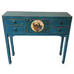 Консоль в китайском стиле с 4-мя ящиками Chinese Elm Console Table варинант исполнения - 1 | Loft Concept в Самаре