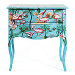 Комод с росписью Розовый фламинго L.XV CHEST OF DRAWERS Flowers with Flamingo варинант исполнения - 2 | Loft Concept в Самаре