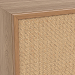 ТВ-тумба с декором из ротанга Pansy Rattan TV Stand варинант исполнения - 2 | Loft Concept в Самаре