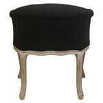 Кресло низкое в стиле прованс Louis French Armchair black flax варинант исполнения - 2 | Loft Concept в Самаре