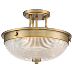 Потолочный светильник со стеклянным плафоном в виде купола Quoizel варинант исполнения - 13 | Loft Concept в Самаре