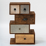 Тумба необычной формы с выдвижными ящиками Shift варинант исполнения - 2 | Loft Concept в Самаре