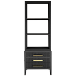 Этажерка Primo с ящиками шпон Черный дуб варинант исполнения - 1 | Loft Concept в Самаре