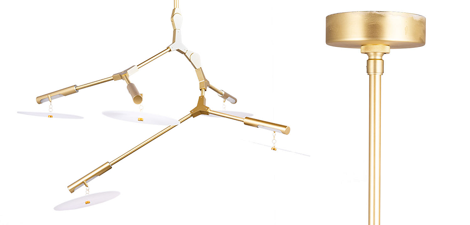 Люстра White Disc 100 Люстра White Disc 100 - Loft-Concept в Самаре