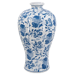 Ваза фарфоровая высокая с синими цветочными мотивами Independence варинант исполнения - 2 | Loft Concept в Самаре