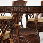 Комплект обеденный из ротанга Eloise grand варинант исполнения - 13 | Loft Concept в Самаре