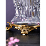 Ваза прозрачная с бронзовыми ручками в виде ангелов Eden Garden варинант исполнения - 5 | Loft Concept в Самаре