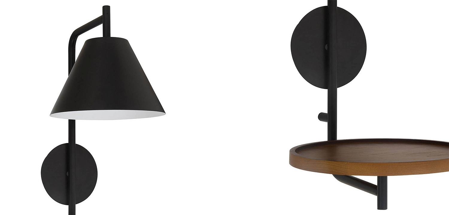Бра с полкой Darko Wall Lamp Бра с полкой Darko Wall Lamp - Loft-Concept в Самаре
