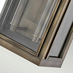 Настенный фонарь прямоугольной формы цвета состаренная латунь с двумя лампами Hinkley варинант исполнения - 3 | Loft Concept в Самаре