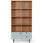 Широкий стеллаж с принтом Elise Rack варинант исполнения - 14 | Loft Concept в Самаре