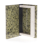 Шкатулка в виде книги из натурального камня змеевик Stone Casket варинант исполнения - 3 | Loft Concept в Самаре