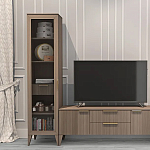 Витрина левая 1-дверная с ящиком и 5-ю полками Harper Line варинант исполнения - 3 | Loft Concept в Самаре