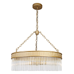 Люстра подвесная круглая со стеклянными трубками Nembus варинант исполнения - 1 | Loft Concept в Самаре