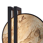 Бра из двух каменных дисков в металлической раме Constellation варинант исполнения - 2 | Loft Concept в Самаре