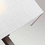 Бра с прямоугольным тканевым абажуром белого цвета Feiss варинант исполнения - 8 | Loft Concept в Самаре