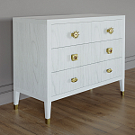 Бельевой Комод с 4 ящиками Elsa Dreams White варинант исполнения - 1 | Loft Concept в Самаре