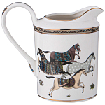 Чайный сервиз из фарфора с изображением лошадей на 6 персон 15 предметов Porcelain Horse Set  варинант исполнения - 5 | Loft Concept в Самаре