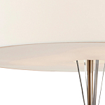 Люстра круглая с белым тканевым абажуром  White Light Diffuser варинант исполнения - 2 | Loft Concept в Самаре