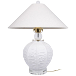 Настольная лампа керамическая с абажуром Valencia варинант исполнения - 1 | Loft Concept в Самаре