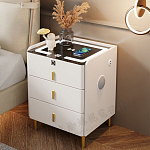 Умная прикроватная тумбочка c зарядкой для телефона Smart Furniture варинант исполнения - 1 | Loft Concept в Самаре