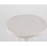 Дизайнерский журнальный стол белый на 3-х ножках в виде ступней African table варинант исполнения - 2 | Loft Concept в Самаре