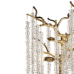 Лампа настольная со стеклянными подвесами цвет золото FAIRYTREE Light варинант исполнения - 2 | Loft Concept в Самаре