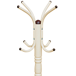 Вешалка напольная бежевая с 4-мя металлическими крючками Noble Branches варинант исполнения - 2 | Loft Concept в Самаре