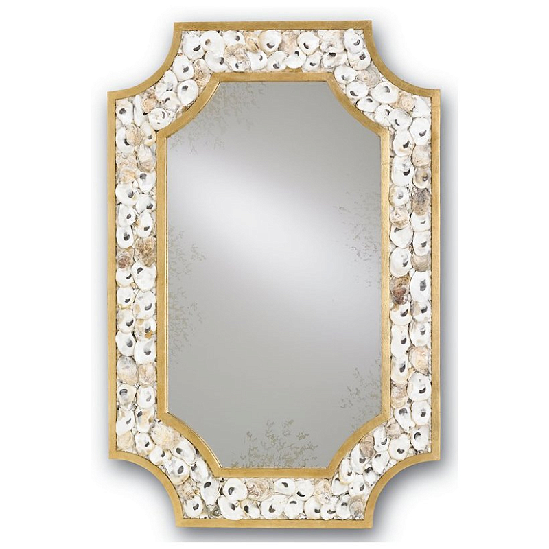 Зеркало Margate Mirror Бежево-серый Золотой Зеркало Margate Mirror Бежево-серый Золотой в Самаре | Loft Concept