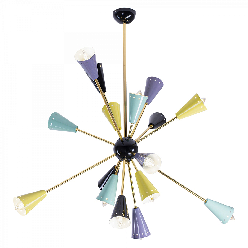 Люстра Sputnik Chandelier Multi Color Мульти в Самаре | Loft Concept 