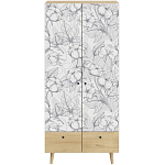 Шкаф с принтом Cotton варинант исполнения - 2 | Loft Concept в Самаре