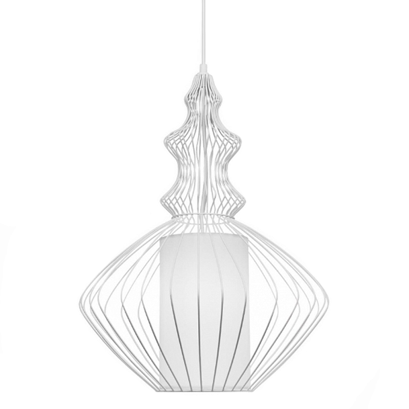 Подвесной светильник Wire Dream Pendant 2 Белый Белый Подвесной светильник Wire Dream Pendant 2 Белый Белый в Самаре | Loft Concept