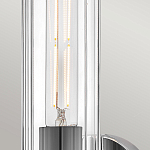 Бра для ванных комнат с прозрачным цилиндрическим плафоном на круглом основании Hinkley варинант исполнения - 10 | Loft Concept в Самаре