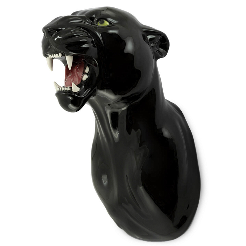 Аксессуар на стену Пантера Abhika LEOPARD HEAD HANGING Черный в Самаре | Loft Concept 