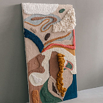 Тканый вручную текстильный гобелен Orchid варинант исполнения - 2 | Loft Concept в Самаре