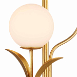 Торшер с золотым каркасом в виде стебля с листьями Inspired by Nature варинант исполнения - 2 | Loft Concept в Самаре