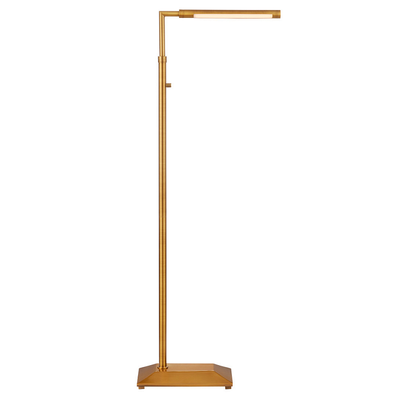 Торшер светодиодный поворотный Agile Floor Lamp Темная бронза Латунь Античная полированная Торшер светодиодный поворотный Agile Floor Lamp Темная бронза Латунь Античная полированная в Самаре | Loft Concept