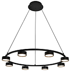 Люстра подвесная круглая черная Black Light Fixtures варинант исполнения - 1 | Loft Concept в Самаре