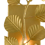 Бра золотого цвета с декором в виде ветки эвкалипта Eucalyptus Branches варинант исполнения - 1 | Loft Concept в Самаре